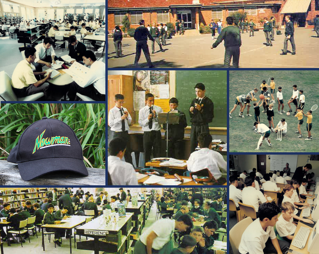 Archive photos of Newman College Greystanes