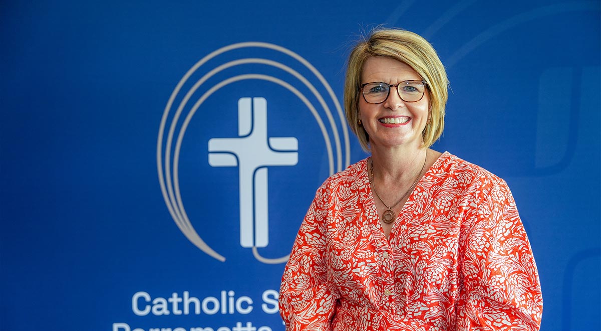 Fiona Bylsma, leader of St Monica's Primary in North Parramatta