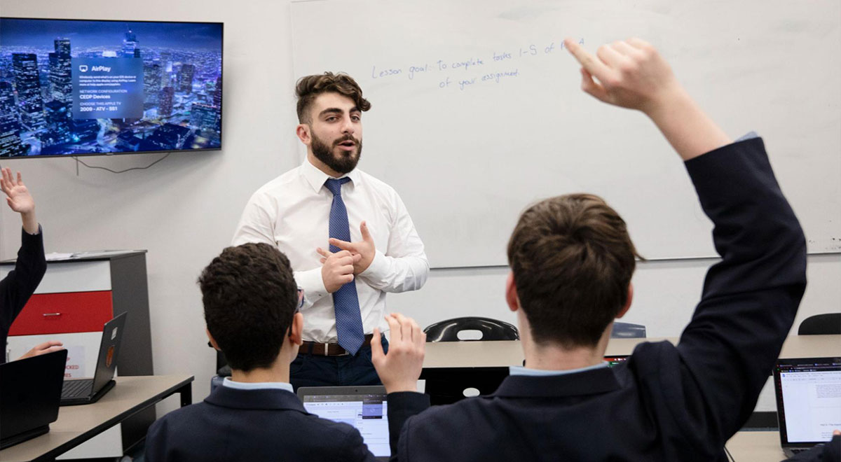 Stephen Belekas History and Religion teacher at St Paul's Catholic College Greystanes