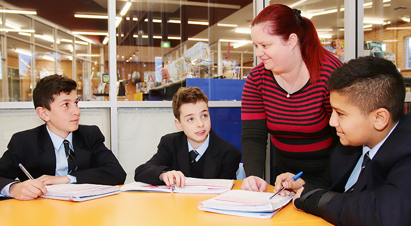 Student support at St Pauls Catholic College Greystanes