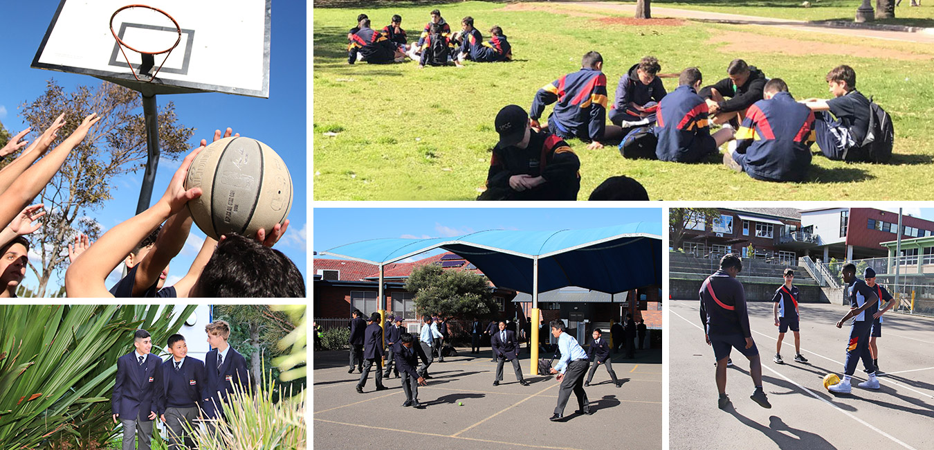 Outdoor spaces at St Pauls Catholic College Greystanes
